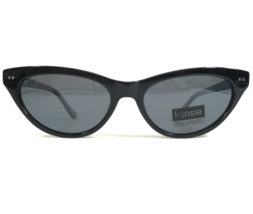 Kensie Sunglasses Be Yourself 76 BK Black Gray Cat Eye Round with Black Lenses - £36.60 GBP