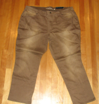 Faded Glory brown pants womens size 26 New - £13.96 GBP