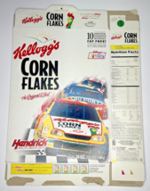 1998 Empty Kellogg&#39;s Corn Flakes NASCAR 24OZ Cereal Box SKU U200/327 - $18.99