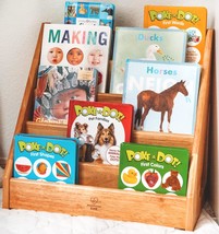 Montessori Bookshelf - Book Display Shelf For Toddler - Forward/Front Fa... - $116.99