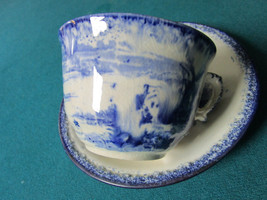 1890s CUP AND SAUCER EMPIRE WORKS STOKE ON TRENT   - £98.06 GBP