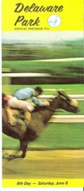 1968 - June 8th - Delaware Park program in MINT Condition - £15.62 GBP