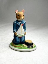 Rupert The Woodmouse Family Mouse Figurine Franklin Mint Vintage 1985 fp - $12.74