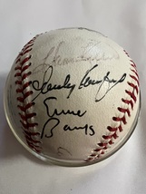 Hall of Famers Autographed Baseball Koufax Musial Killebrew Banks Kiner Snider - £432.76 GBP