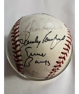 Hall of Famers Autographed Baseball Koufax Musial Killebrew Banks Kiner ... - £431.56 GBP