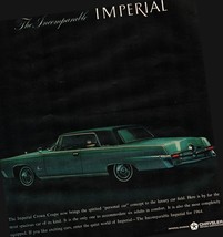 1964 Chrysler Motors 1964 Imperial Car Luxury Vinyl Top Vtg Magazine Pri... - £18.52 GBP