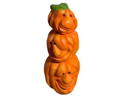 Vtg 1998 Empire Pumpkin Patch People Totem Stack Foam Blow Mold Halloween 27&quot; - £40.05 GBP