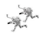 ICE HOCKEY PLAYER CUFFLINKS Team Sports Rink Stick NEW w GIFT BAG Weddin... - $12.95