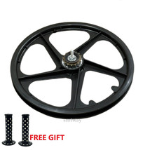 BMX Bicycle 20&quot; PVC Sport Rim Rear (Black) Wheelset-Hub SeT- Freewheel 16T - £29.06 GBP