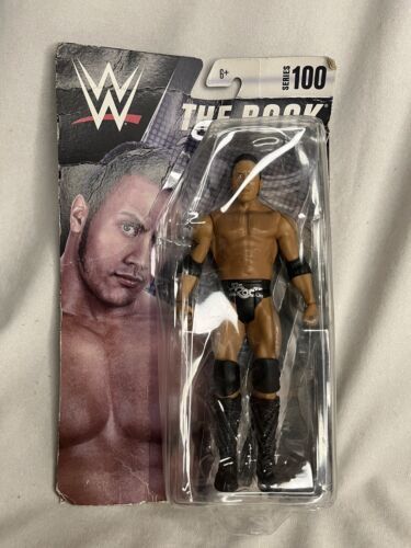 Mattel WWE WWF Basic Series 100 Figure THE ROCK (Attitude Era) Wrestling Toy - £13.80 GBP