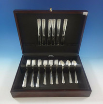 Rambler Rose by Towle Sterling Silver Flatware Set Service 24 Pieces - £947.97 GBP