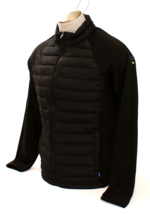 Hawke &amp; Co  Performance Golf Black Zip Front Hybric Jacket Men&#39;s Size La... - $59.39