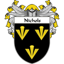 Nichols Family Crest / Coat of Arms JPG and PDF - Instant Download - £2.29 GBP