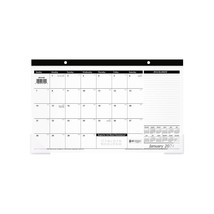 2024 AT-A-GLANCE 17.25 x 11&quot; Monthly Desk Pad Calendar White/Black (SK14... - £20.71 GBP