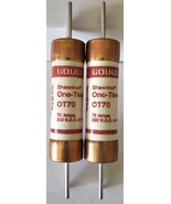 lot of 2  Gould Shawmut OT70 One Time Fuse (TA18SG) Fast Free Shipping - $19.13 CAD