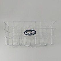 Drive Medical Walker Carry Basket Only White Metal Frame - $9.50