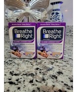 Lot of 2 Breathe Right Nasal Strips Calming Lavende 26 Scented Strips Ex... - $21.77