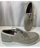Rockport Loafer Shoes Mens 13 Langdon 3 Oxford Gray Leather Business Cas... - €25,64 EUR