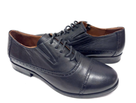 MIZ MOOZ  LEATHER LACE UP OXFORD SHOES BLACK  37EU / 7US NEW # T-136 - $46.73