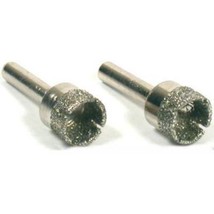 2 Diamond Hole Saws Metal Lapidary Cutting  - £9.59 GBP