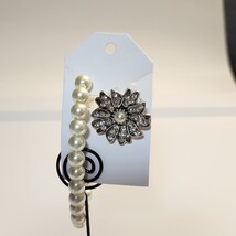 Pearl Brooch and Bracelet set - $4.00