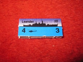 1988 The Hunt for Red October Board Game Piece: Leander Blue Ship Tab- NATO - $1.00