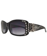 BB Western Ladies Rhinestone Bling Shade Sunglasses (Black silver boots) - $14.69