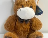 Horse Sugar Loaf Stuffed Animal Plush 2017 Kelly Toys Sitting 10&quot; Tags - $10.88