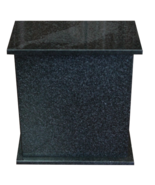 Large/Adult 240 Cubic Inch Legend Black Granite Funeral Cremation Urn fo... - $294.99