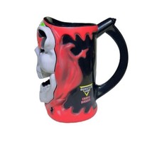 Monster Jam Grave Digger Skull Monster Truck Red Plastic Souvenir Mug Li... - $11.97