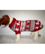 Dog Christmas Sweaters Pet Winter Knitwear Xmas Clothes Medium - £9.99 GBP