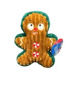 Vibrant Life Dog Christmas Chew Toy 7&quot; Gingerbread Man Stuffed Level 2 S... - $11.08