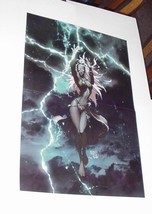 X-Men Poster #126 Fury of Storm Michael Turner HOT! Fathom MCU Movie Disney+ - £19.58 GBP