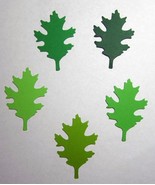 OAK LEAF LEAVES Set 60 piece 5 each color Punch Cutouts punch-outs U-Pic... - $11.02 CAD+