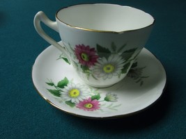 Royal Grafton England, Ceramic Floral Cup And Saucer [89b] - £35.03 GBP