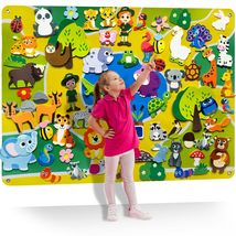 QUOKKA Felt Board Zoo Social Emotional Learning Activities for Kids - Educationa - £20.89 GBP