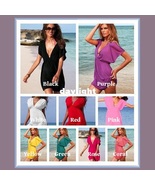 Summer Beach Wear Many Colors Mini Swimsuit Cover-up Dresses - £31.23 GBP