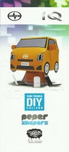 2013 Scion I Q Shin Tanaka Diy Paper Shapers Model Kit Brochure Us Toyota - £6.32 GBP