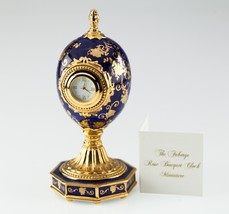 Rose Bouquet Clock Miniature by House of Fabergé / Franklin Mint No. MA 4371 - £118.26 GBP