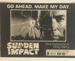 Sudden Impact TV Guide Print Ad Clint Eastwood TPA5 - £4.76 GBP