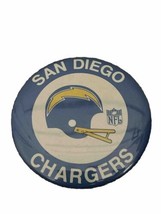 Vintage 70s San Diego Chargers Button Pin NFL Button Logo 3.5&quot; Wide Los Angeles - $10.00