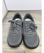 Kizik Lima Lace Up Slip On Graphite Grey Black Sneakers Womens 6.5 / Mens 5 - $21.04