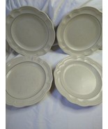 Set of 4 PFALTZGRAFF 7.5&quot; Plates REMEMBRANCE Salad/Dessert Vintage White - £15.02 GBP