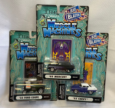 Muscle Machines Blvd. Blasters NIB Car Lot &#39;49 Mercury &#39;33 Ford Coupe &#39;5... - £23.94 GBP