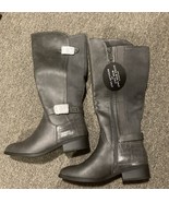 Karen Scott Women&#39;s Gray Leandraa Riding Boots Shoes Size 6.5M. New In Box. - $52.75 CAD