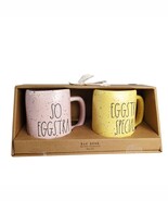 Rae Dunn Easter Spring 19oz Coffee Tea Mugs NEW Set of 2 So Eggstra Special - $548.55 MXN