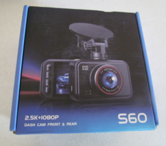 E-YEEGE S60 Dash Cam Front &amp; Rear 2.5K+1080P Dual Dash Camera for Car Tr... - $614.82 MXN