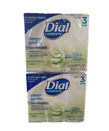 Dial Clean+Gentle Hypoallergenic Antibacterial 6 Bars Total New - £16.89 GBP