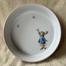 Beatrix Potter Peter Rabbit Ceramic Round Baker 10” Baking Dish Easter Cake Pan - £27.14 GBP