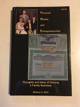 Personal Riches and Entrepreneurship Owning a Family Business Fargo Nort... - £9.48 GBP